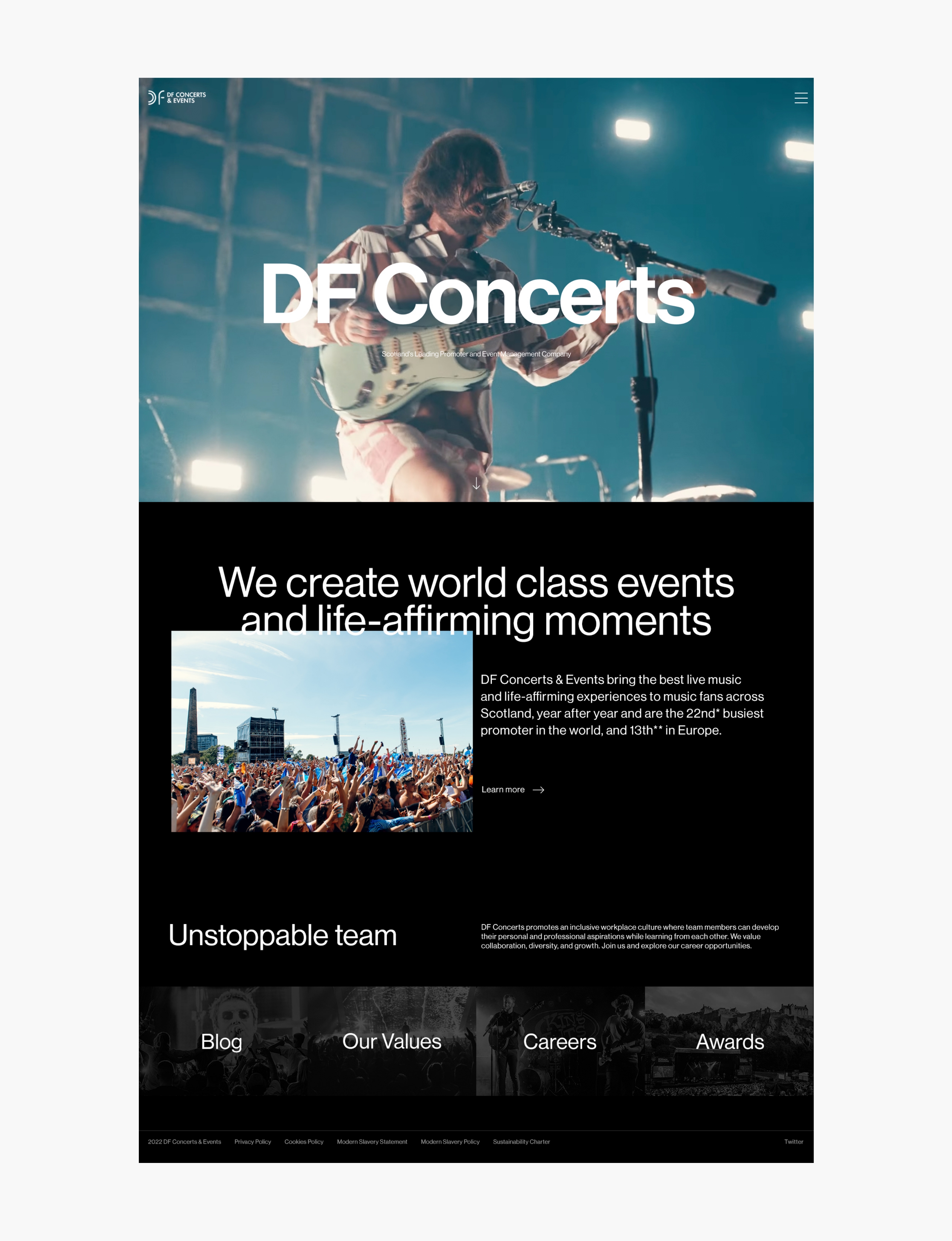 DF Concerts Homepage