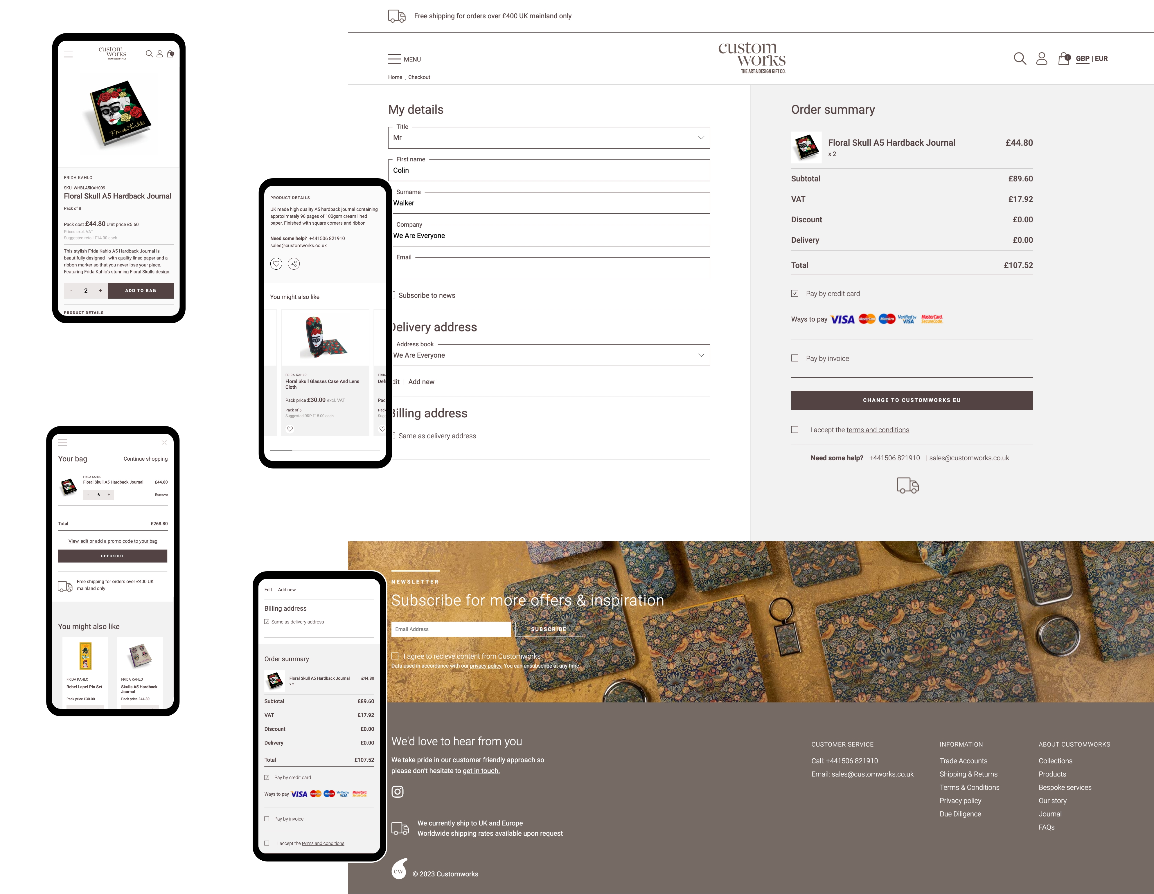 Customwork Orders