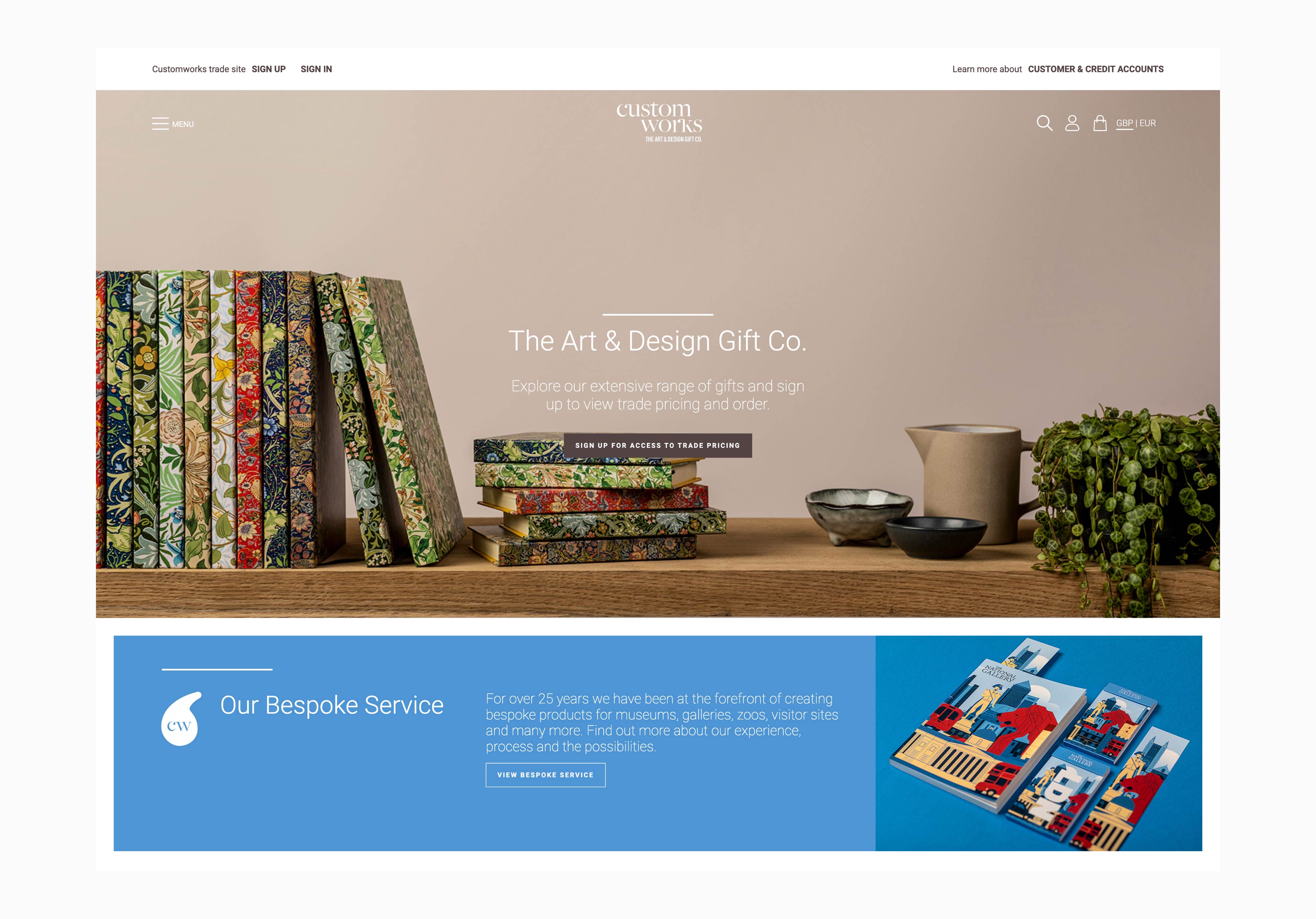Homepage Visual