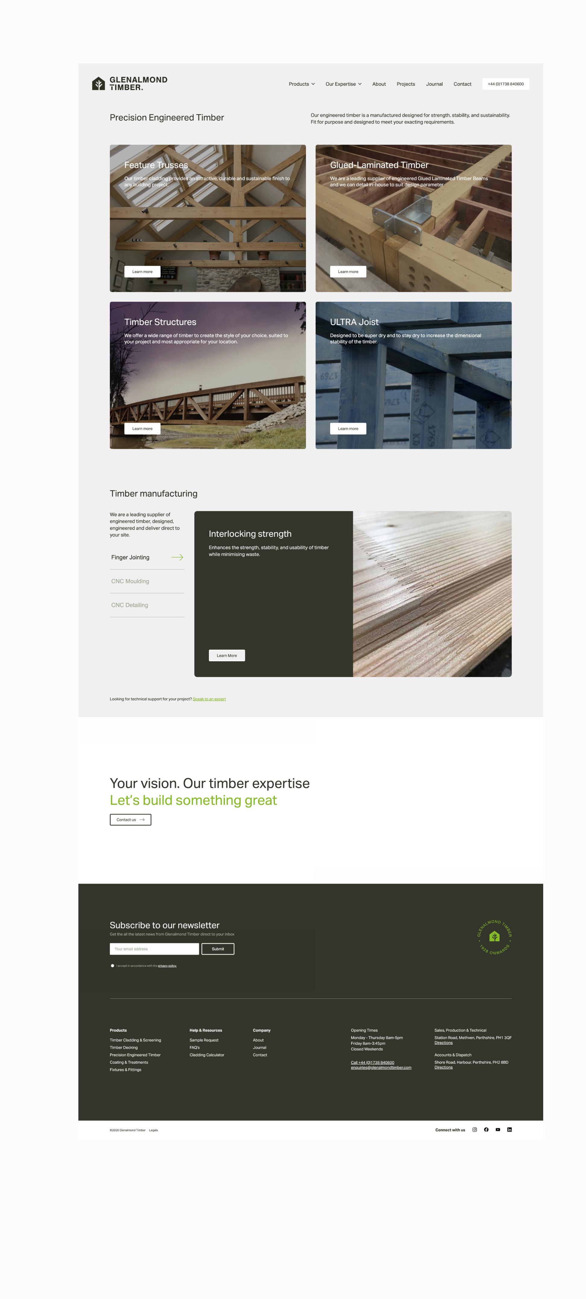 Precision Engineered Timber Landing