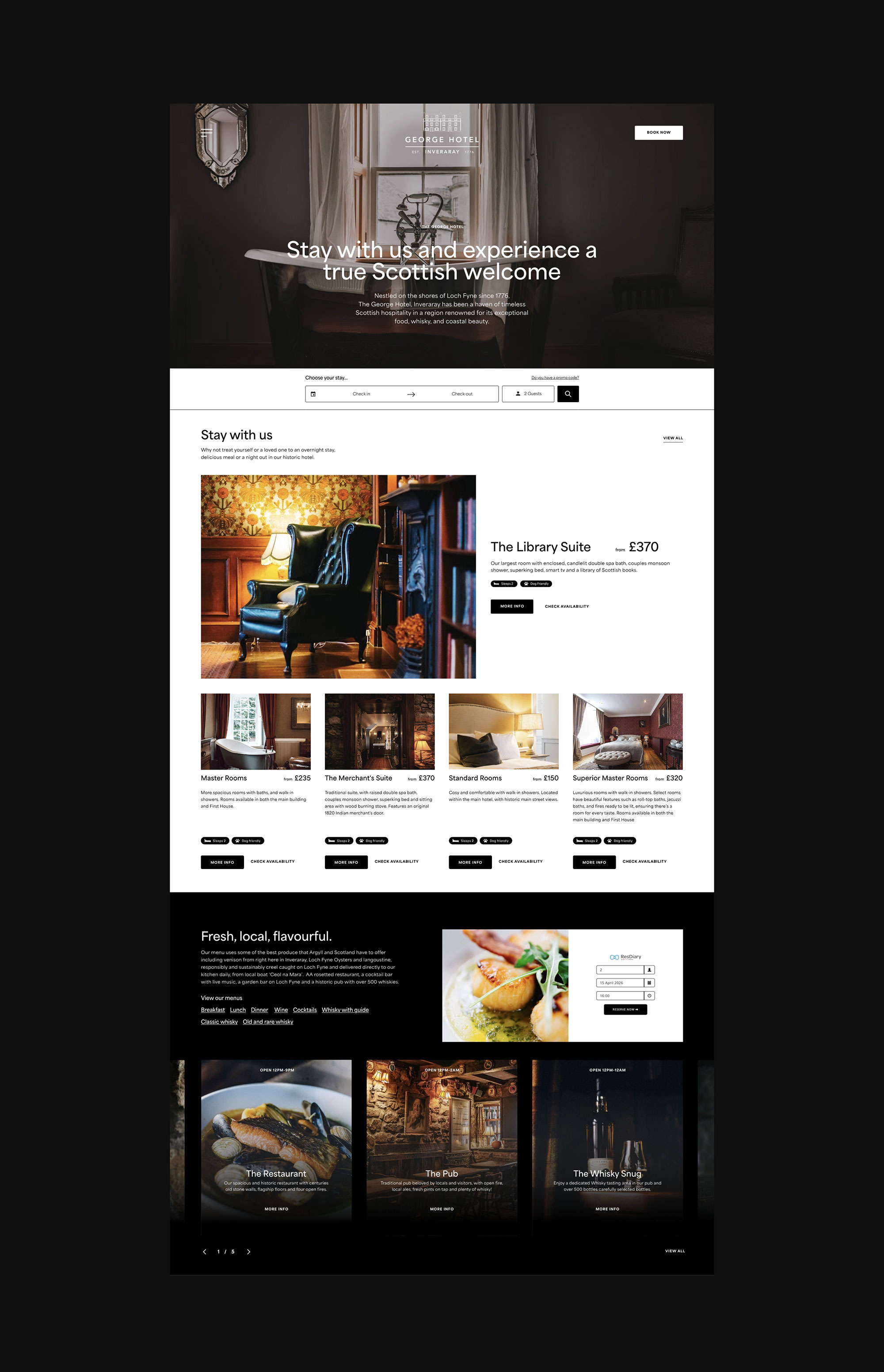 Website Homepage